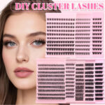 Cross-border trade false eyelashes 40D washboard large capacity 10 rows of cluster lashes DIY segmental欧美 eyelash wholesale