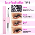 [Low Price High Volume] Cross-border European-American Style False Eyelashes 30D40D Mixed Lashes Foreign Trade Asian Mixed Race Eye Lashes