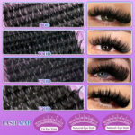 【Amazon Bestseller】High Density False Eyelashes Book 80100120150D Asian Mixed Race European and American Eyelashes