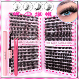 Amazon Best-Selling Asian False Eyelash Set, Wispy Lash Book, Cross-Border Eyelash for European and American Markets, Factory Wholesale