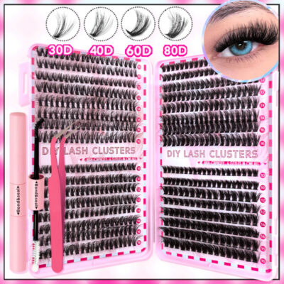 Amazon Best-Selling Asian False Eyelash Set, Wispy Lash Book, Cross-Border Eyelash for European and American Markets, Factory Wholesale