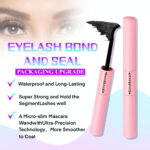[2IN1 Double-Ended Glue] Cross-border European and American False Eyelash Extension Waterproof Remover Thick Curly Makeup Tweezers