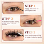 [New Arrival] DIY Cross-border False Eyelashes Hot Selling on Amazon in Europe and America Segmented Clump Lashes Wholesale from Factory