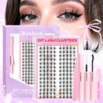 Cross-border Amazon hot-selling new DIY lashes false eyelash extension double-ended glue eyelash set wholesale