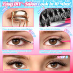 [New] Cross-border European and American style 30D40D50D large capacity lash book set Middle East Russia false eyelashes