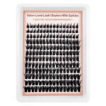 [Amazon Bestseller] AM12 Comic Lashes with Pointed Tips Fluffy Anime Lash Clusters Reusable False Eyelashes