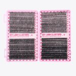 Cross-border best-selling eyelash book, large capacity segmented cluster lashes 30D/40D/60D/80D mixed pack false eyelashes