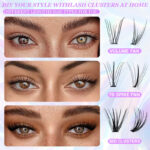 EU/US cross-border eyelash glue, tweezers, Amazon lower lashes, fishtail sandwich 30D family set