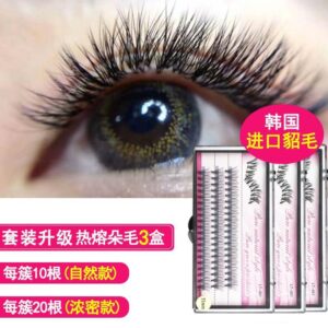 Eyelash Extension Kit Natural Mink Volume Lashes Planting False Lashes Tools Beginner Natural Style Set