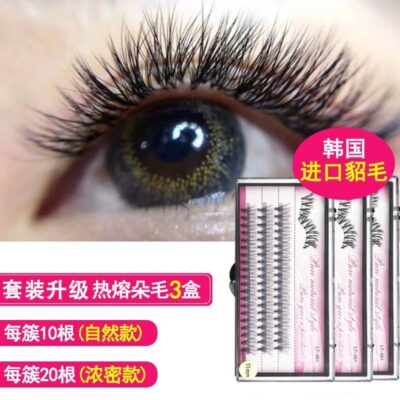 Eyelash Extension Kit Natural Mink Volume Lashes Planting False Lashes Tools Beginner Natural Style Set