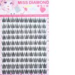 Custom Dog Series Glue-Free Self-Adhesive Lazy Three-Step Lash Clusters for Women, Simulation False Eyelashes, Little Wild Rabbit Eyelashes