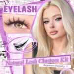 Cross-border Amazon hot-selling new DIY lashes false eyelash extension double-ended glue eyelash set wholesale