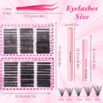Cross-border Amazon Lash Book 30D/40D/50D/60D/80D/100D Mixed Style False Eyelash Set