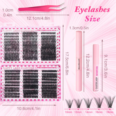 Cross-border Amazon Lash Book 30D/40D/50D/60D/80D/100D Mixed Style False Eyelash Set
