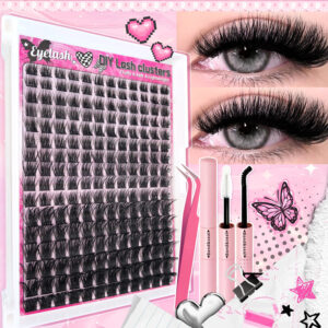 Amazon US/EU Cross-border G01 Thick False Lashes, Export to Middle East, Single Cluster Segmented Hot Melt Fluffy Eyelashes