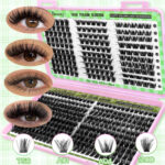 Large capacity eyelash book cross-border FW04 self-lash extension segment European and American thick style baby curl