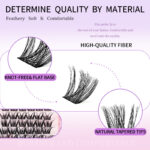 [Trial Set] Cross-border European-American Style False Eyelash Set, Middle East Russian Asian Mixed Wide Stem Eyelashes