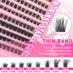 Cross-border trade European and American style false eyelashes washboard 10 rows Middle Eastern eyelashes versatile Amazon segment false eyelashes