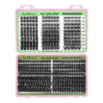 Large capacity eyelash book cross-border FW04 self-lash extension segment European and American thick style baby curl