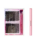 [Trial Set] Cross-border European-American Style False Eyelash Set, Middle East Russian Asian Mixed Wide Stem Eyelashes