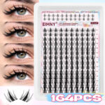 [Amazon Hot Sale] New Style Little Wild Rabbit + Cat Whisker Lower Lashes Comic Lashes for Beginners 164 Clusters