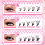 Amazon 30D40D50D35 Row False Eyelashes Foreign Trade Cluster Lashes Book European and American Cross-border Eyelashes Wholesale