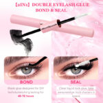 European and American style cross-border false eyelash book hot melt DIY segmented mixed large capacity natural thick export eyelash set