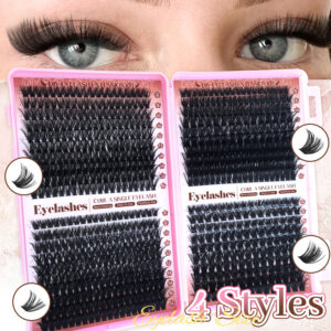 [800 Clusters] Large Capacity Lash Book 6080100120D False Eyelash Set Hot Selling for Cross-border Europe and America