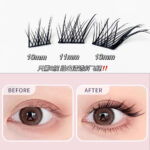Su Daji False Eyelashes Natural Segmented Lashes High-Cold Fox Style Single Cluster Comic Big Eye Lashes Wholesale
