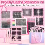 Amazon cross-border European and American false eyelash gift box, thick style, single cluster segmented eyelash set, eyelash book wholesale