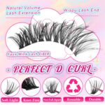 Cross-border trade false eyelash kit, European and American segmented false eyelash kit, self-lashing eyelash wholesale