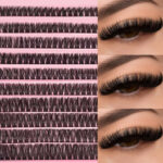 [TEMU Bestseller] Eyelashes for European, American, and Asian Thick DIY 3D Cluster Curly False Lashes Set for Export