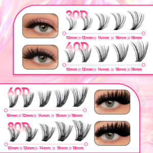 [TEMU Hot Sale] 30406080D False Eyelash Book Wholesale for Amazon and Independent Sites in Europe and America