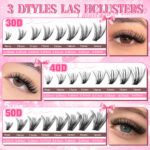 [TEMU Hot] European and American False Eyelashes 30D40D50D Large Capacity Lash Book Russian Asian Eyelashes