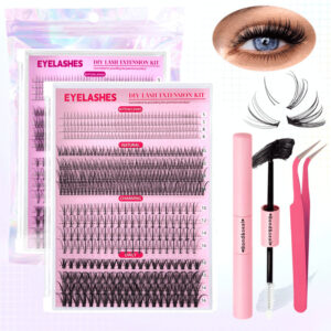 EU/US cross-border eyelash glue, tweezers, Amazon lower lashes, fishtail sandwich 30D family set