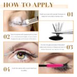 Cross-border stock personal open-eye self-lash extension glue odorless non-irritating set for beginners quick-drying false eyelashes