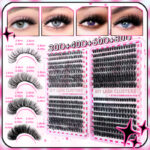 Amazon Best-Selling Asian False Eyelash Set, Wispy Lash Book, Cross-Border Eyelash for European and American Markets, Factory Wholesale