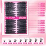 [Low Price High Volume] Europe-US Cross-border Segmented Hot Melt Fluffy Dense Curly False Eyelash Set