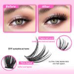 Amazon Eyelash Book 30D 40D 50D Cross-border DIY 640Pcs Set Export to Russia False Eyelashes