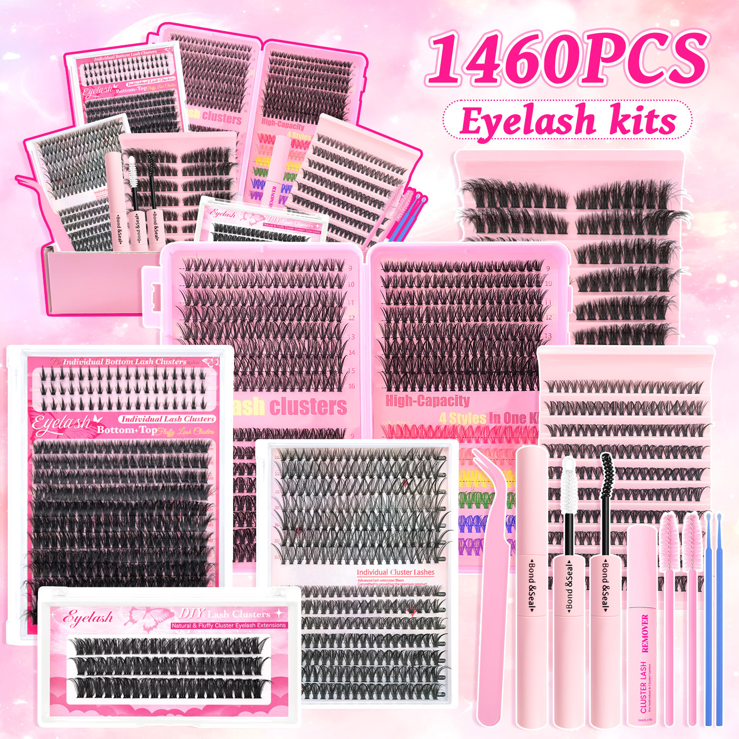 o1cn01x5dl2a1ltgljl6cls 2212222444876 0 cib.jpg Amazon cross-border European and American style false eyelash gift box, thick single-cluster segmented eyelash set, eyelash book