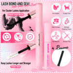 [TEMU Bestseller] Eyelashes for European, American, and Asian Thick DIY 3D Cluster Curly False Lashes Set for Export