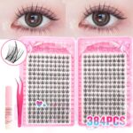 Large Capacity Lazy Three-Step Lash Book Natural Segmented False Lashes Mixed Set Comic Lashes Eyelashes