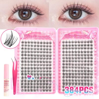 Large Capacity Lazy Three-Step Lash Book Natural Segmented False Lashes Mixed Set Comic Lashes Eyelashes