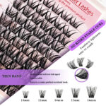 [Trial Set] Cross-border European-American Style False Eyelash Set, Middle East Russian Asian Mixed Wide Stem Eyelashes