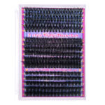 European and American cross-border hot-selling DIY single cluster false eyelashes, large capacity, curly and thick mixed style eyelashes wholesale