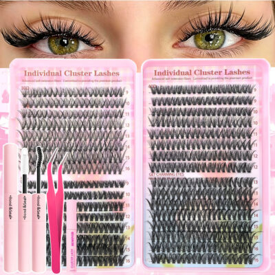 [TEMU Hot] European and American False Eyelashes 30D40D50D Large Capacity Lash Book Russian Asian Eyelashes