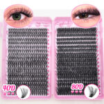 150D High Density Cluster Lash Book - Pink Book 4080-36 Rows