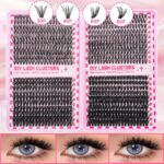 150D High Density Cluster Lash Book - Pink Book 3468-40 Rows