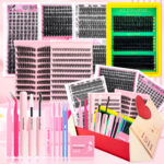 Amazon cross-border European and American style false eyelash gift box, thick single-cluster segmented eyelash set, eyelash book - Gift Box 6