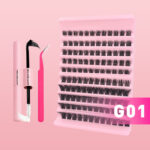 Cross-border trade European and American style false eyelashes washboard 10 rows Middle Eastern eyelashes versatile Amazon segment false eyelashes - [Set] Washboard G01